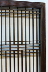 升格子の帯装飾で和の面持ちある小型縦繁欄間 EZ2788 在庫1枚