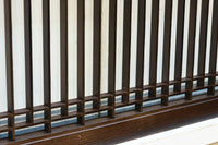 升格子の帯装飾で和の面持ちある小型縦繁欄間 EZ2788 在庫1枚