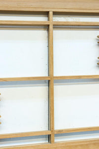 桜亀甲の組子細工が映える小型欄間 EZ2789ab 在庫(a:1 b:1)枚