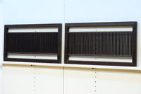 端然と並ぶ縦格子が映える小型欄間 EZ2790 在庫2枚