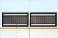 端然と並ぶ縦格子が映える小型欄間 EZ2790 在庫2枚