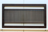 端然と並ぶ縦格子が映える小型欄間 EZ2790 在庫2枚