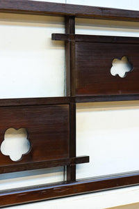 花柄透かし模様が可愛らしい小型欄間 EZ2791 在庫(a:1 b:1)枚