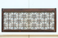 蜀江組子が全面に浮かぶ小型欄間 EZ2796ab 在庫(a:4 b:2)枚