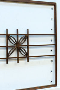 七宝組子装飾が引き立つ小型欄間素材 EZ2804a 在庫4枚