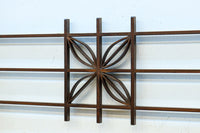 七宝組子装飾が引き立つ小型欄間素材 EZ2804a 在庫4枚