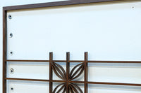 七宝組子装飾が引き立つ小型欄間素材 EZ2804a 在庫4枚