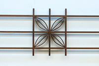 七宝組子装飾が引き立つ小型欄間素材 EZ2804a 在庫4枚