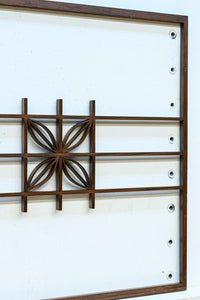 七宝組子装飾が引き立つ小型欄間素材 EZ2804a 在庫4枚