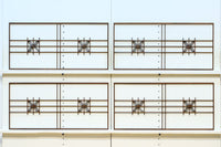 七宝組子装飾が引き立つ小型欄間素材 EZ2804a 在庫4枚