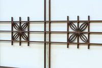 シンプルな中に七宝組子装飾が映える小型欄間素材 EZ2804b 在庫4枚