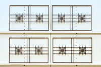 シンプルな中に七宝組子装飾が映える小型欄間素材 EZ2804b 在庫4枚