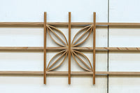 シンプルデザイン!!七宝組子装飾で風情ある小型欄間素材 EZ2805a 在庫4枚