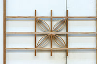 シンプルデザイン!!七宝組子装飾で風情ある小型欄間素材 EZ2805b 在庫4枚