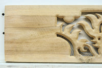 軽やかな龍の姿で愛嬌あるレリ-フ調彫刻飾り EZ2806 在庫5枚