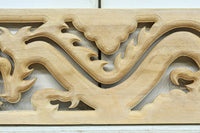 軽やかな龍の姿で愛嬌あるレリ-フ調彫刻飾り EZ2806 在庫5枚