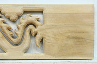 軽やかな龍の姿で愛嬌あるレリ-フ調彫刻飾り EZ2806 在庫5枚