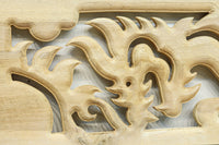 軽やかな龍の姿で愛嬌あるレリ-フ調彫刻飾り EZ2806 在庫5枚