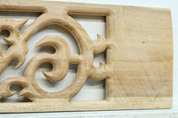 蔦をモチーフにしたユニークな模様を描いたレリ-フ調彫刻飾り EZ2808 在庫5枚