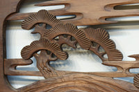 雄大な富士山と松の風景が美しい彫刻欄間 EZ2810 在庫1枚