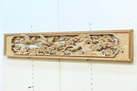 鶴と松を細やかに描いた彫刻欄間 EZ2812ab 在庫(a:1 b:1)枚