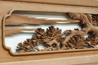 力強い鷹を描いた立体感のある彫刻欄間 EZ2813ab 在庫(a:1 b:1)枚