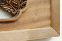 力強い鷹を描いた立体感のある彫刻欄間 EZ2813ab 在庫(a:1 b:1)枚