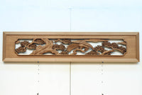 力強い鷹を描いた立体感のある彫刻欄間 EZ2813ab 在庫(a:1 b:1)枚