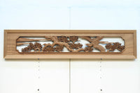力強い鷹を描いた立体感のある彫刻欄間 EZ2813ab 在庫(a:1 b:1)枚