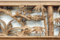 立体感ある梅や菊を華やかに描く彫刻欄間 EZ2814ab 在庫(a:1 b:1)枚