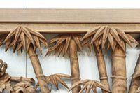 立体感ある梅や菊を華やかに描く彫刻欄間 EZ2814ab 在庫(a:1 b:1)枚