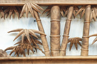 立体感ある梅や菊を華やかに描く彫刻欄間 EZ2814ab 在庫(a:1 b:1)枚