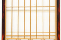 美しい朱漆枠の上品な書院 EZ2817 在庫4枚