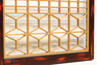 美しい朱漆枠の上品な書院 EZ2817 在庫4枚