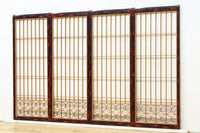 美しい朱漆枠の上品な書院 EZ2817 在庫4枚