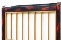 美しい朱漆枠の上品な書院 EZ2817 在庫4枚