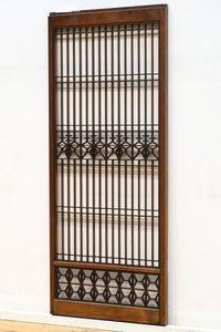 桐組子帯装飾と幾何学組子で雅な面持ちある書院 EZ2818 在庫4枚