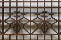 桐組子帯装飾と幾何学組子で雅な面持ちある書院 EZ2818 在庫4枚