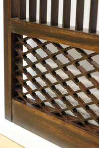 松皮菱格子を添えた落ち着きある書院 EZ2819 在庫4枚