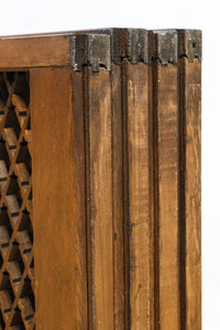 松皮菱格子を添えた落ち着きある書院 EZ2819 在庫4枚