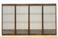 松皮菱格子を添えた落ち着きある書院 EZ2819 在庫4枚