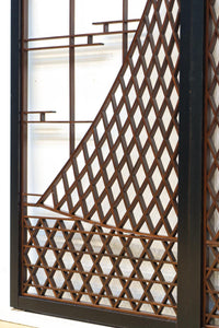 投網を描いたモダンな雰囲気の書院セット EZ2821 在庫2枚1組