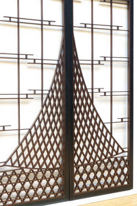 投網を描いたモダンな雰囲気の書院セット EZ2821 在庫2枚1組