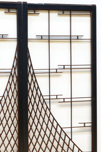 投網を描いたモダンな雰囲気の書院セット EZ2821 在庫2枚1組