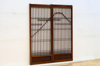 富士の頂をシンプルに描いた書院セット EZ2825 在庫2枚1組