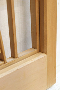 富士の頂と投網装飾が引き立つ風景を描いた書院セット EZ2826 在庫4枚1組