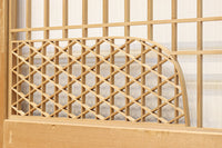 富士の頂と投網装飾が引き立つ風景を描いた書院セット EZ2826 在庫4枚1組