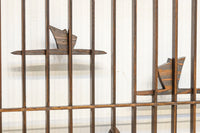 富士山を遠景に湖畔の清閑な風景を描いた書院セット EZ2827 在庫4枚1組