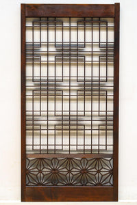 稀少サイズ‼︎ 香図と角麻組子で格調ある雰囲気纏う書院 EZ2829 在庫2枚