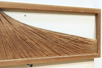 雄大で美しい富士の姿を描いた壮観な欄間 EZ2832 在庫1枚